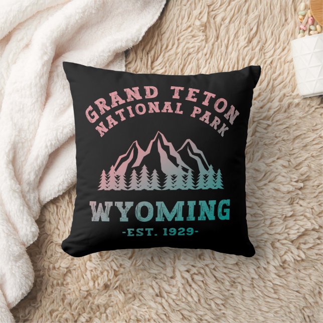 Grand Teton Nationalpark Wyoming USA Gradient Kissen (Decke)