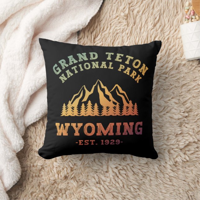 Grand Teton Nationalpark Wyoming USA Gradient Kissen (Decke)