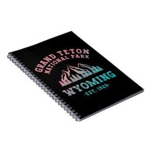 Grand Teton Nationalpark Wyoming USA Gradient Notizblock