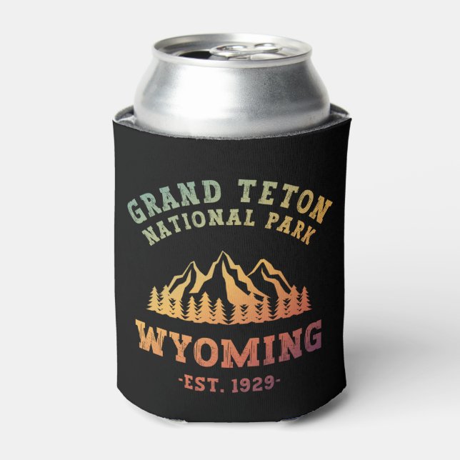 Grand Teton Nationalpark Wyoming USA Gradient T-S Dosenkühler (Kanne Vorderseite)