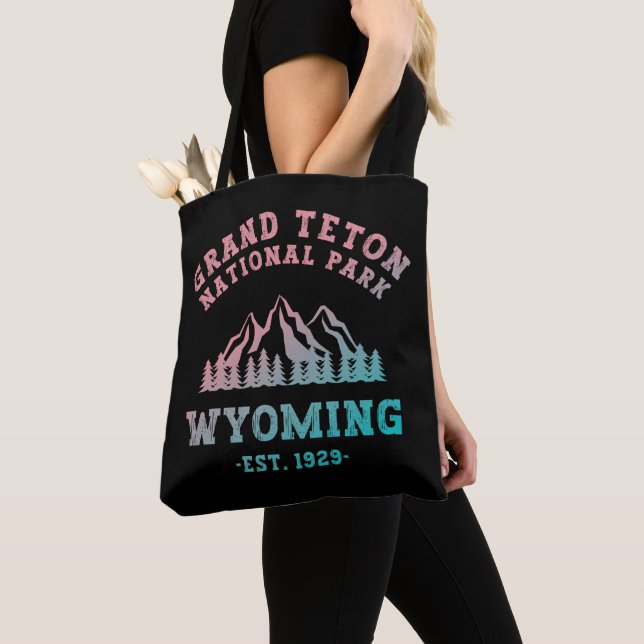 Grand Teton Nationalpark Wyoming USA Gradient Tasche (Von Nahem)