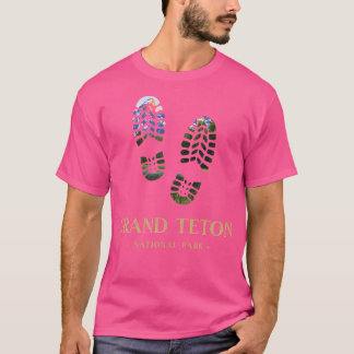Grand Teton Nationalpark Wyoming Usa Wanderboot T-Shirt