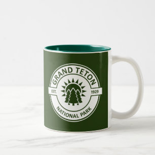 Grand Teton Nationalpark Zweifarbige Tasse