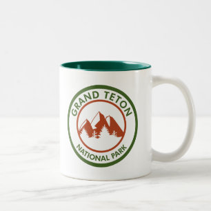 Grand Teton Nationalpark Zweifarbige Tasse