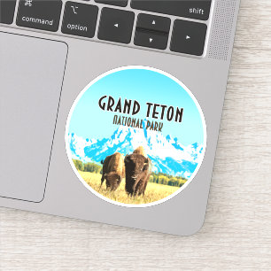 Grand Teton Park Wyoming Aufkleber