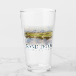 Grand Teton Pint Glass, Nationalpark Tumbler