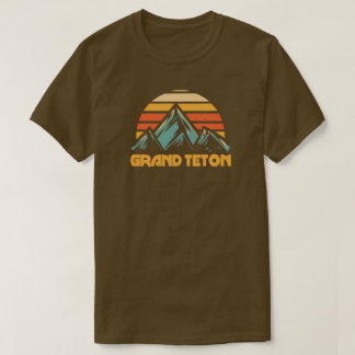 Grand Teton Retro Türkis T-Shirt