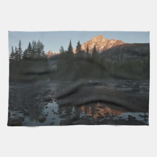 Grand Teton Sonnenaufgang bei Cottonwood Creek Geschirrtuch