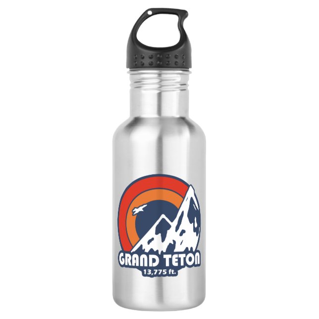 Grand Teton Sun Eagle Edelstahlflasche (Vorderseite)
