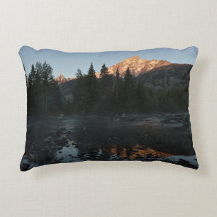 Grand Teton Sunrise in Cottonwood Creek Dekokissen