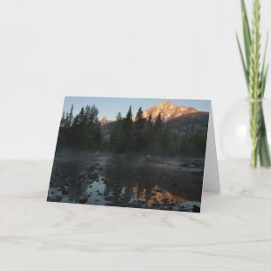 Grand Teton Sunrise in Cottonwood Creek Karte