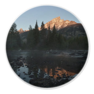 Grand Teton Sunrise in Cottonwood Creek Keramikknauf