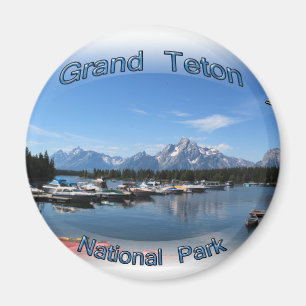 Grand Teton, USA, Wyoming Nationalpark Magnet