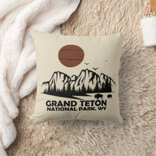 Grand Teton Wyoming Nationalpark Kissen