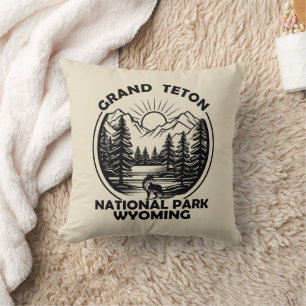 Grand Teton Wyoming Nationalpark Kissen