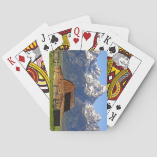 Grand Tetons Barn Spielkarten