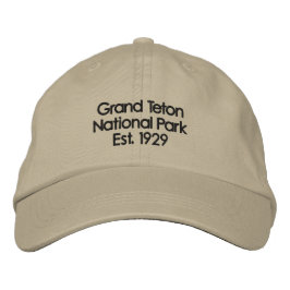 Grand Tetons Hat Bestickte Baseballkappe
