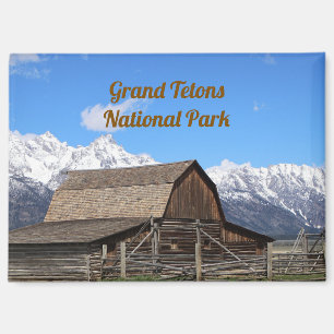 Grand Tetons Nationalpark Barn Magnet