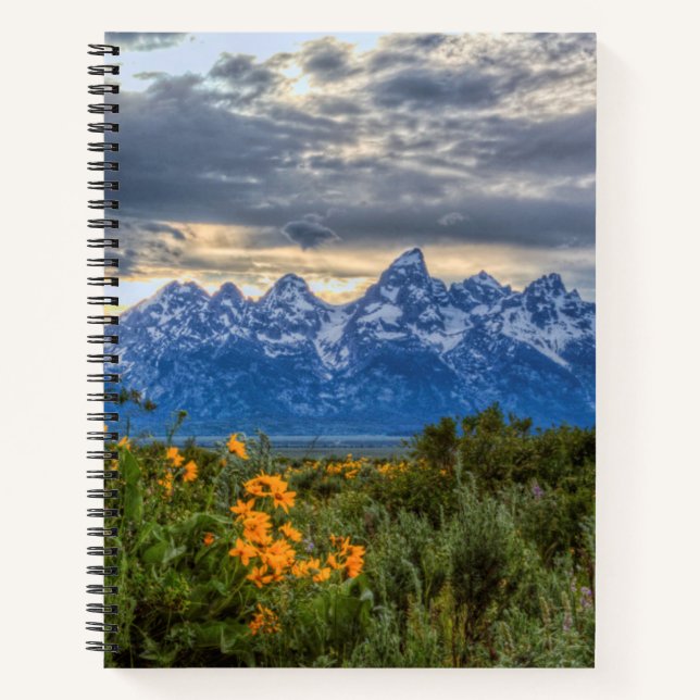 Grand Tetons Notizbuch (Vorderseite)
