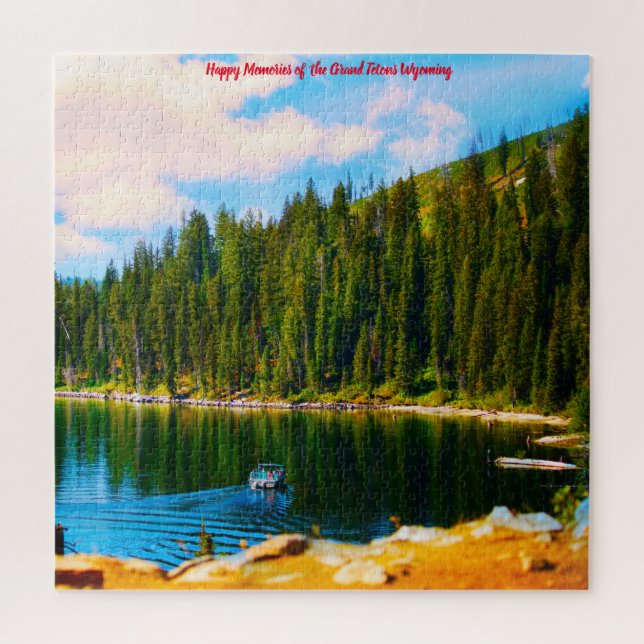 Grand Tetons Wyoming . Jigsaw Puzzle (Vertikal)