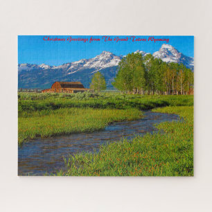 Grand Tetons Wyoming .Weihnachtsgrüße