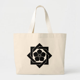 GRAND TOTE BAG 組 合 角 に 桔 梗
