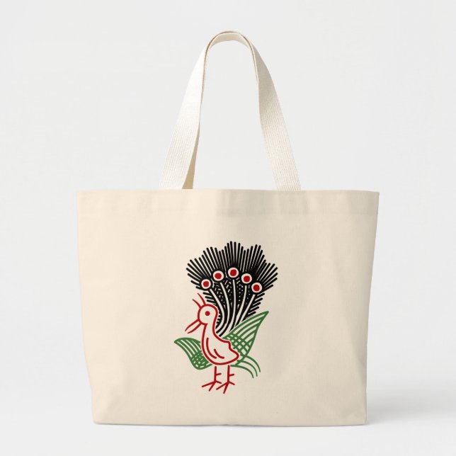 GRAND TOTE BAG 麻雀牌 1索 イーソウロゴのみ-01 (Devant)