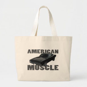 Grand Tote Bag 1968 muscle d'Américain du chargeur r/t d'esquive