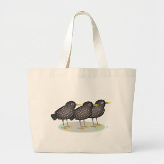 Grand Tote Bag 3 étourneaux