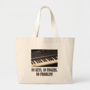 Grand Tote Bag 88 Touches, 10 Doigts, Pas De Problème !