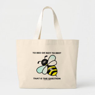 Grand Tote Bag À l'abeille ou pas à l'abeille ? C'est la questi