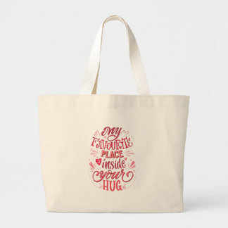 Grand Tote Bag À l'intérieur de ton étreinte