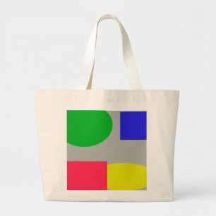 Grand Tote Bag Abstrait