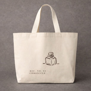 Grand Tote Bag Académie Sombre – Livre de don introverti de bibli