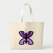 Accent graphique papillon violet moderne mignon