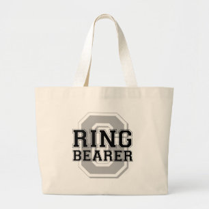Grand Tote Bag Acclamation de marié de porteur d'alliances