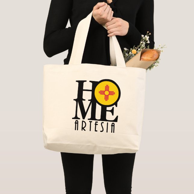 Grand Tote Bag ACCUEIL Artesia (Devant (produit))