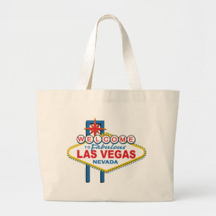 Grand Tote Bag Accueil vers Las Vegas fabuleux