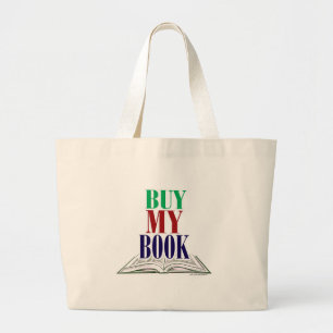Grand Tote Bag Acheter Mon Livre Auteur Conception promotionnelle