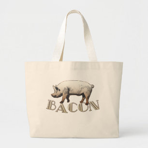 Grand Tote Bag Acrobat BACON Pig