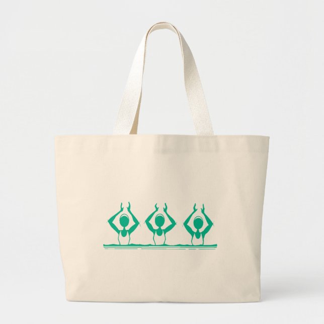 Grand Tote Bag Aérobic d'eau (Devant)