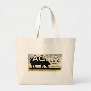 Grand Tote Bag AGHA Fourre-tout avec le logo de couleur