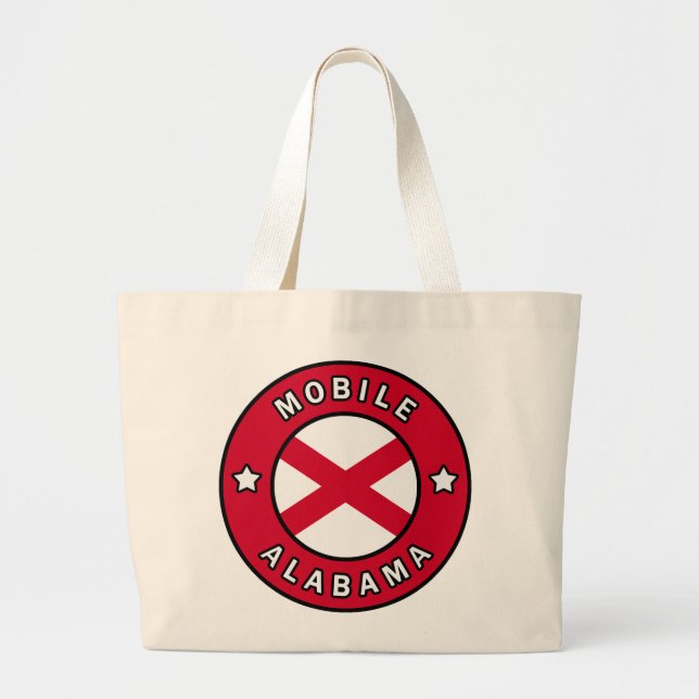 Grand Tote Bag Alabama mobile (Devant)