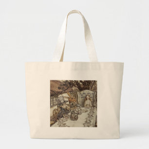 Grand Tote Bag Alice Birthday Unbirthday Rabbit Hatter Party