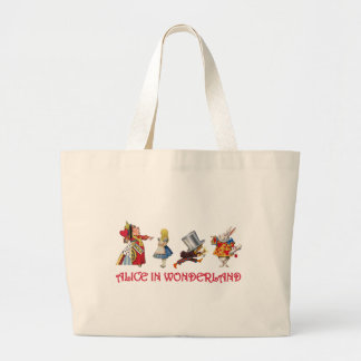 GRAND TOTE BAG ALICE ET AMIS AU WONDERLAND
