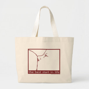 Grand Tote Bag Allaiter - le meilleur début dans la vie