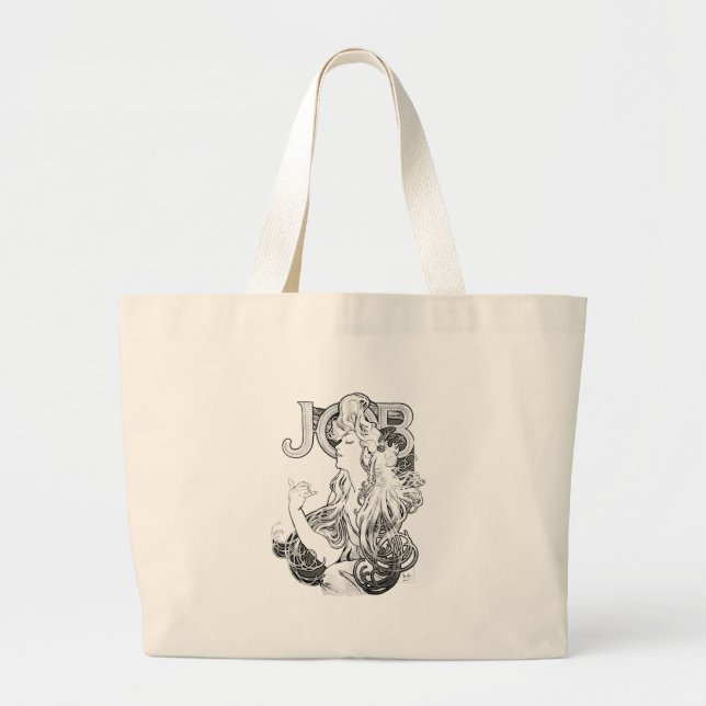 Grand Tote Bag Alphonse Mucha JOB ISOGS (Devant)