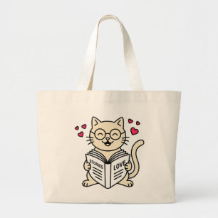 GRAND TOTE BAG AMATEUR DE LIVRES