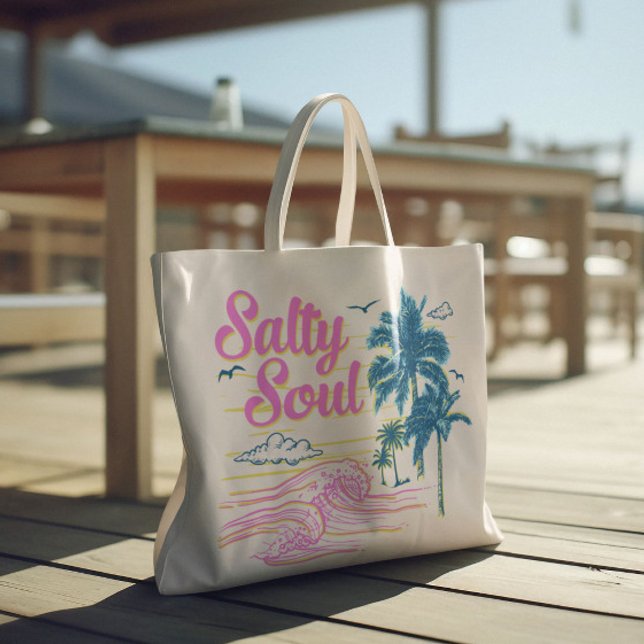 Grand Tote Bag Âme salée (Créateur téléchargé)