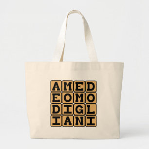 Grand Tote Bag Amedeo Modigliani, artiste italien